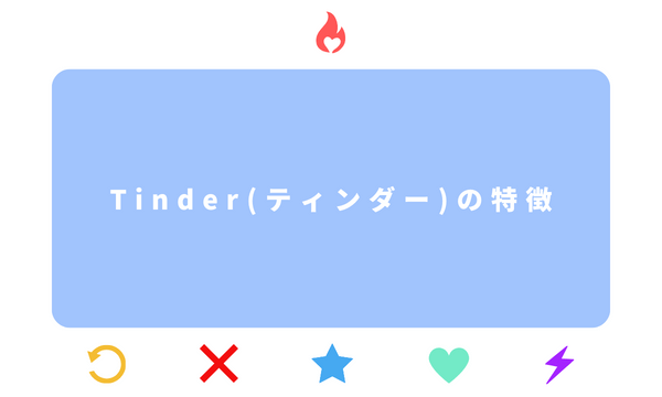 Tinder(ティンダー)の特徴